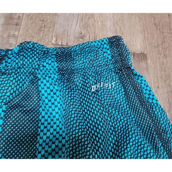 Nike Dri-Fit Basketball Workout Shorts Blue & Black Mens Size S - Picture 5 of 7